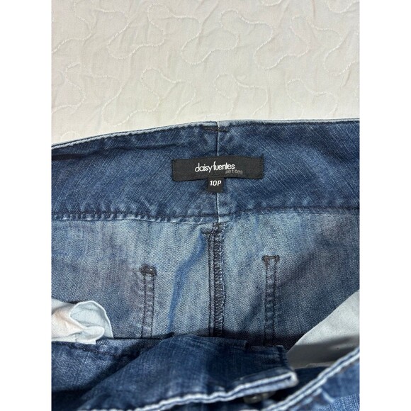 Daisy Fuentes Blue Dream Denim Flare/Bootcut Jeans size 10p - Picture 6 of 8